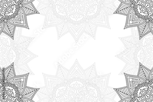 Ramadan kareem background with mandala ornament