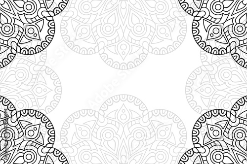 Ramadan kareem background with mandala ornament