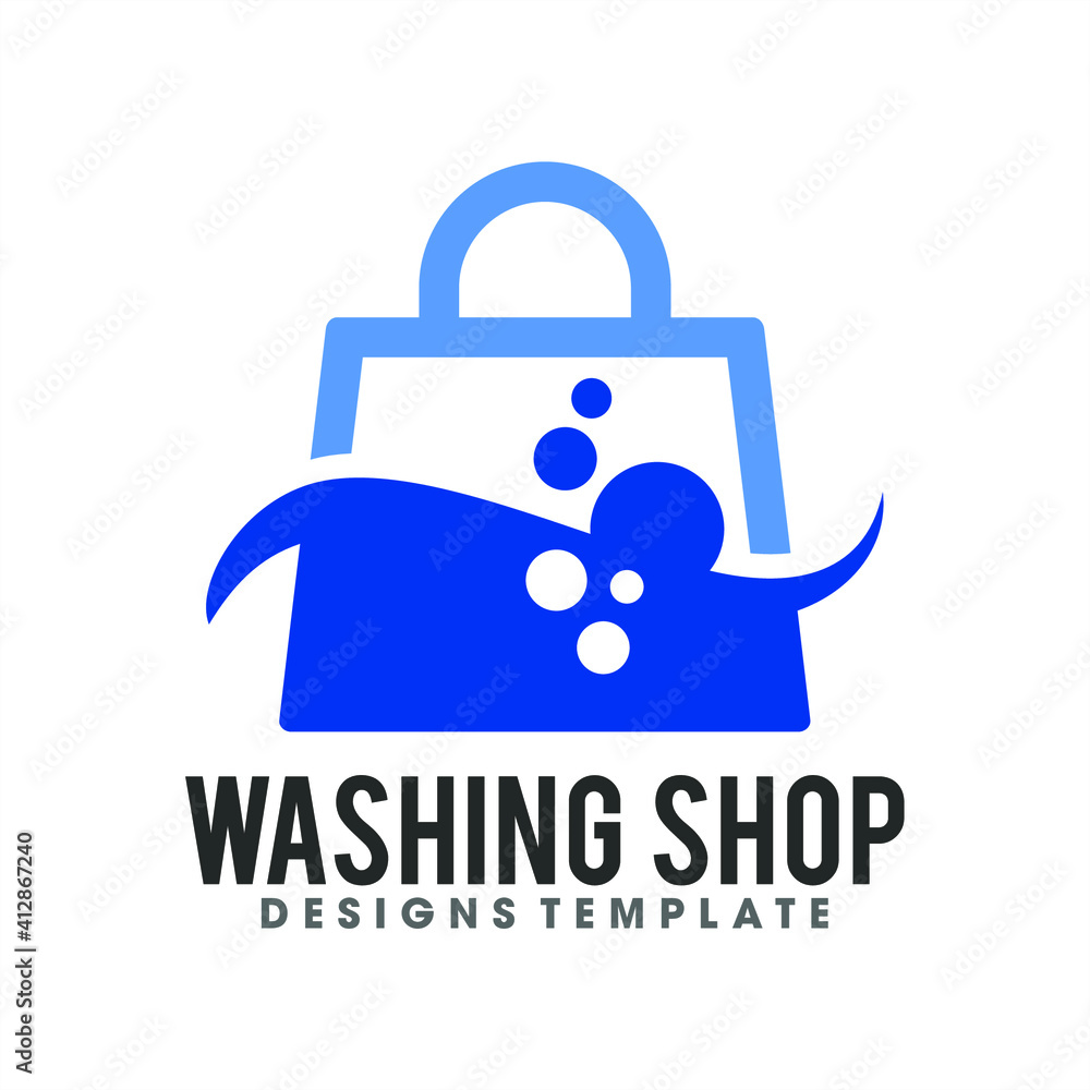 Obraz premium Shopping bag logo templates made for online shopping, Discount Sale Creative logo templates made for online shopping 