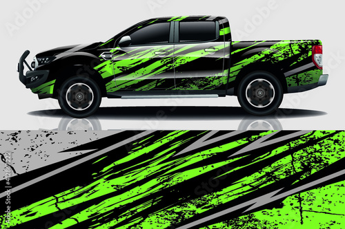 Car wrap graphic racing abstract background for wrap and vinyl sticker