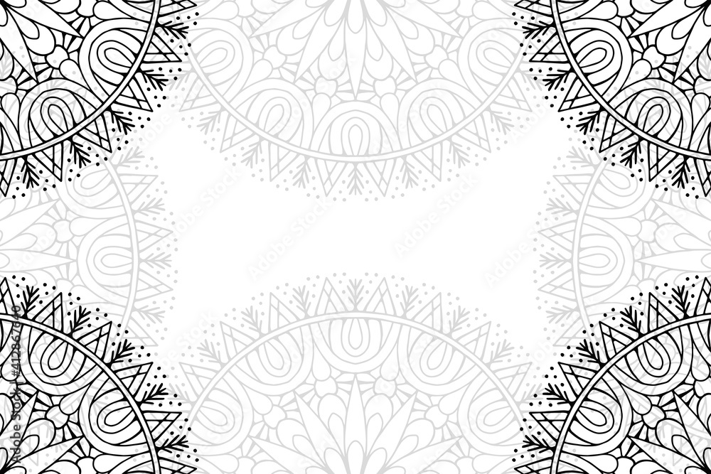 Ramadan kareem background with mandala ornament Ramadan kareem background with mandala ornament