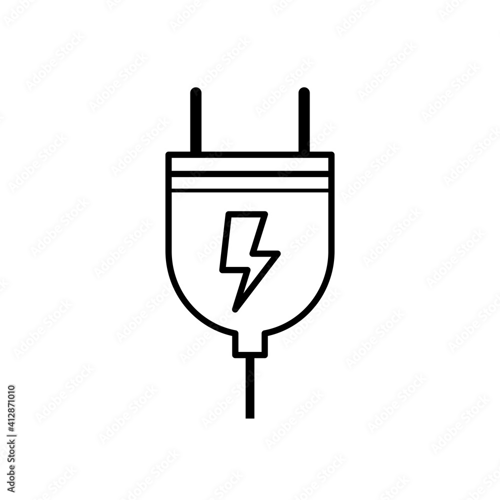 Plug Icon Design Vector Template Plug Icon Design Vector Template