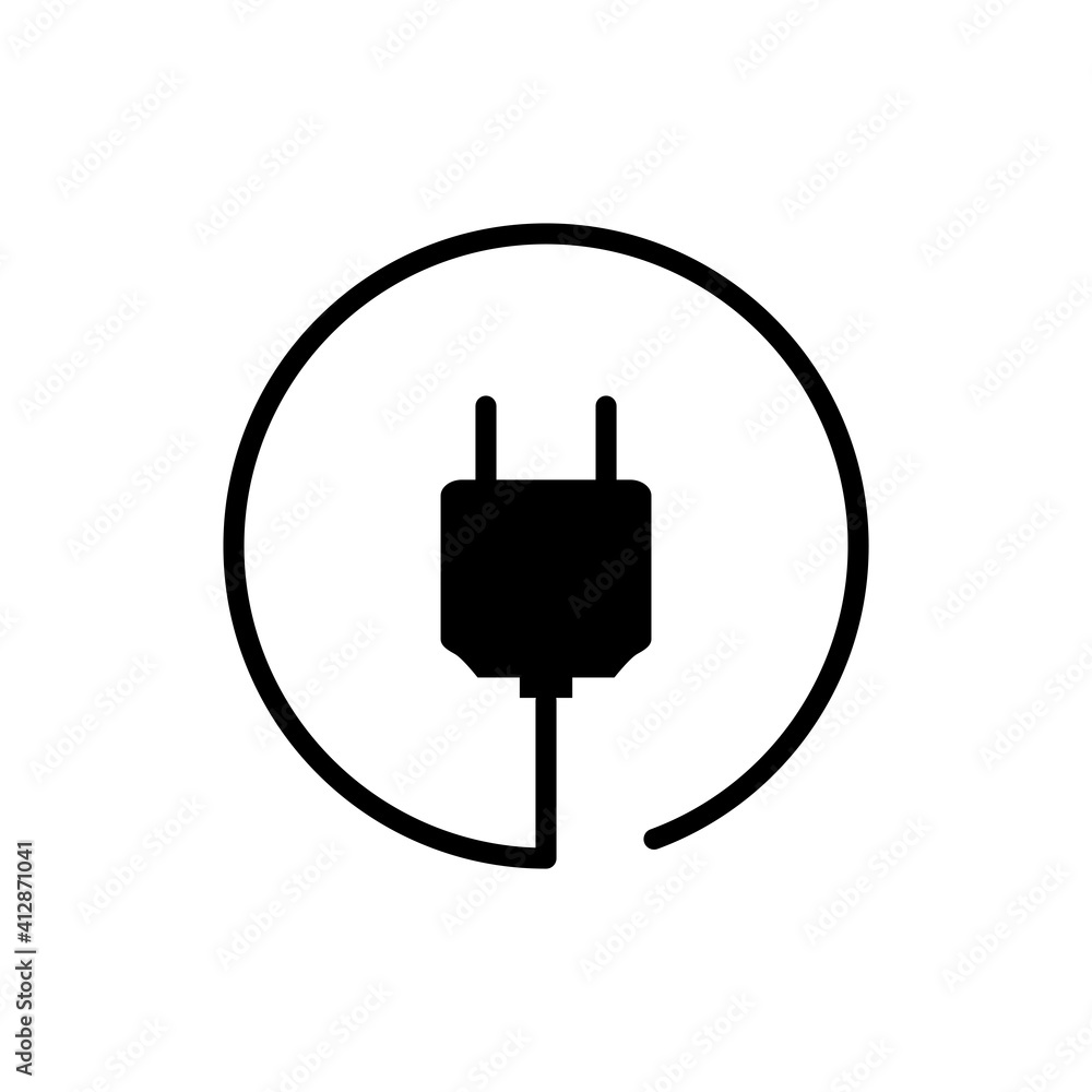 Plug Icon Design Vector Template Plug Icon Design Vector Template