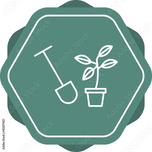 Unique Plantation Vector Line Icon