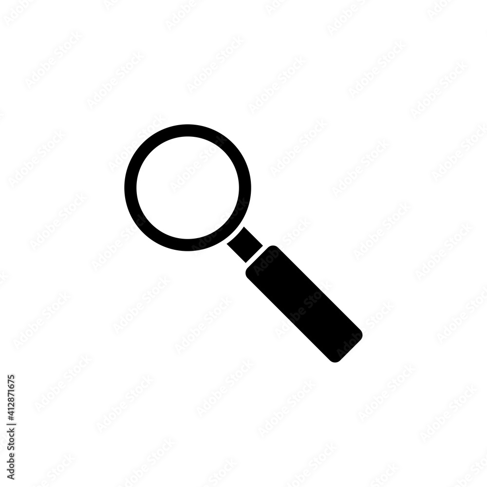 Magnifying Icon Design Vector Template Magnifying Icon Design Vector Template