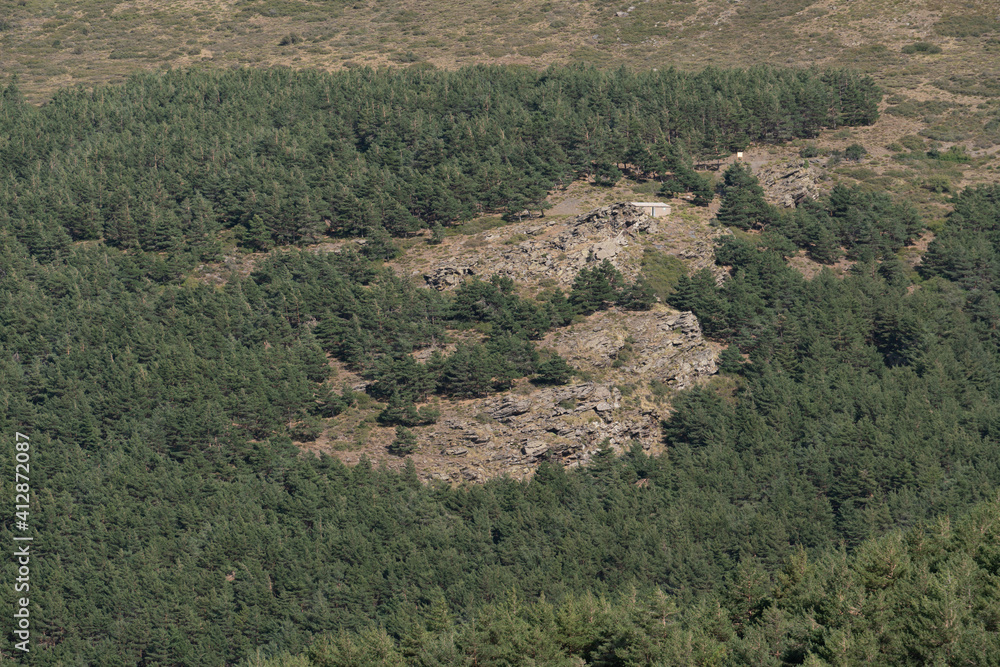 mountain refuge in Sierra Nevada in southern Spain