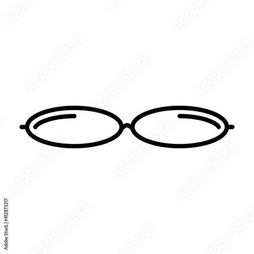 Eye Glasses Icon Design Vector Template