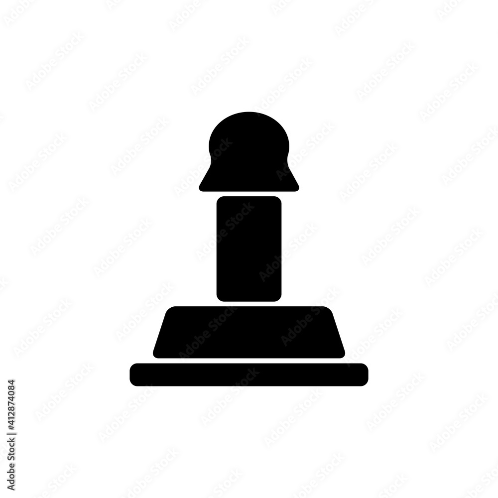 Rubber Stamp Icon Design Vector Template Rubber Stamp Icon Design Vector Template
