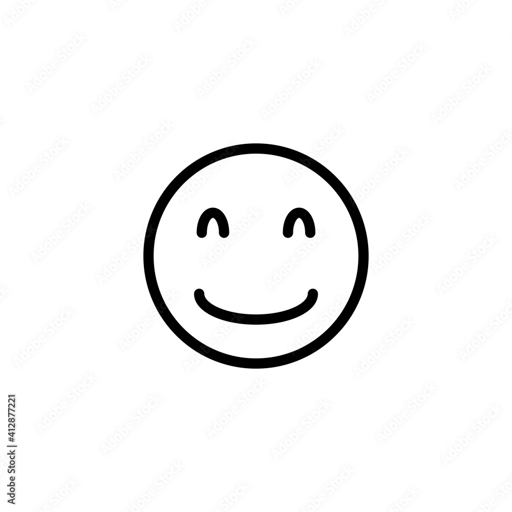 smile face icon design vector template smile face icon design vector template