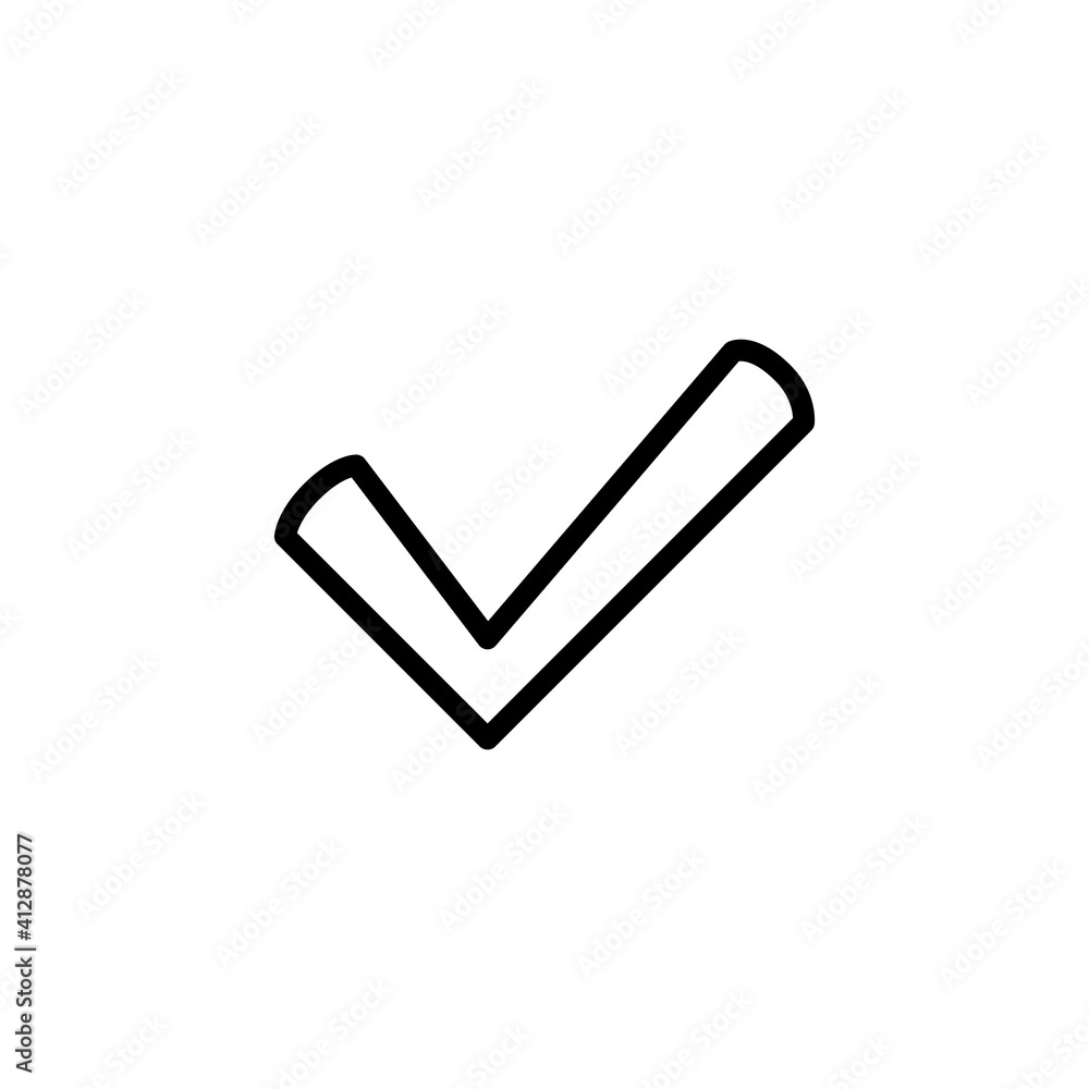 Check Mark Icon Design Vector Check Mark Icon Design Vector