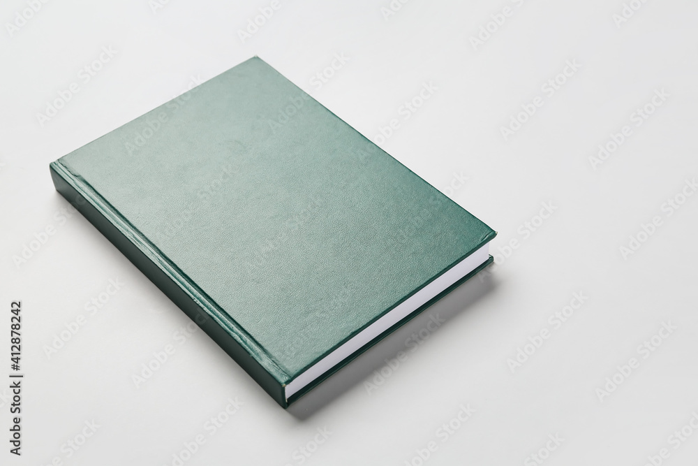 Blank book on light background Blank book on light background