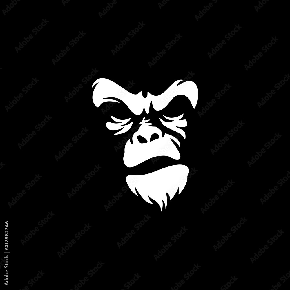 angry gorilla head logo template vector.
Monkey face logo template vector. Ape logo template angry gorilla head logo template vector.
Monkey face logo template vector. Ape logo template