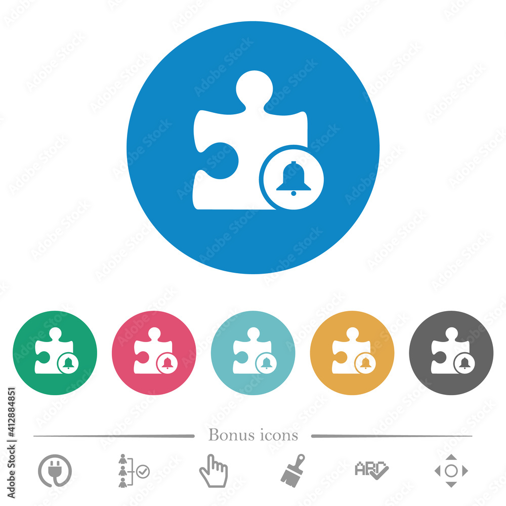 Bell plugin flat round icons Bell plugin flat round icons