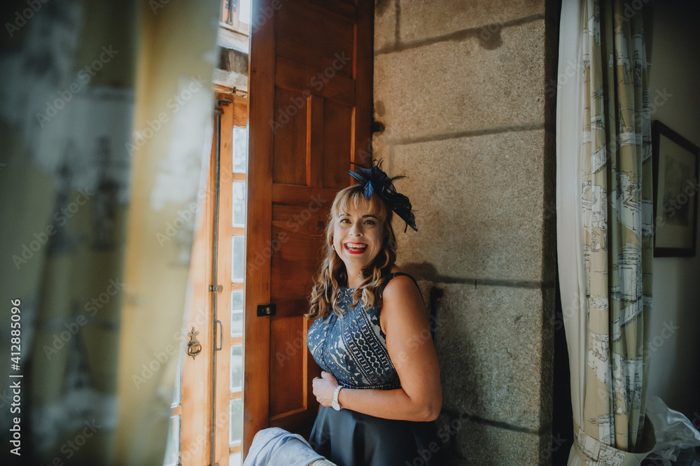 Obraz premium Mother of the bride on the wedding day