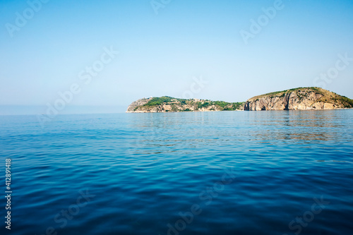 Fototapeta Naklejka Na Ścianę i Meble -  A trait of Capo Palinuro Cape, the coastal area where, according to Virgil, the shipwrecked Palinuro landed. Palinuro, Italy.