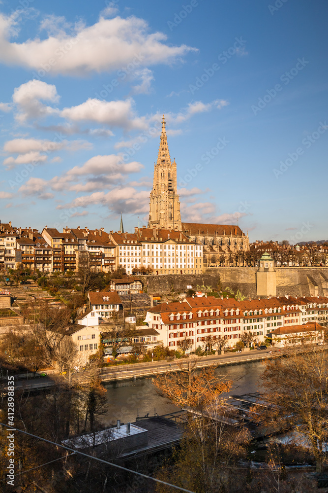 Bern Cathedral and the river