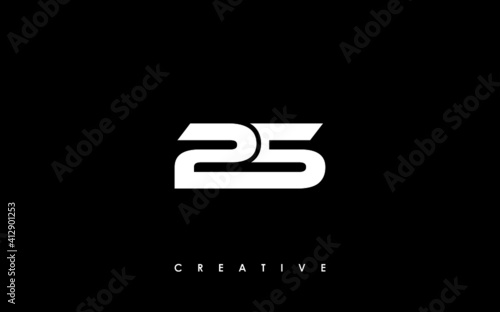 25 Letter Initial Logo Design Template Vector Illustration
