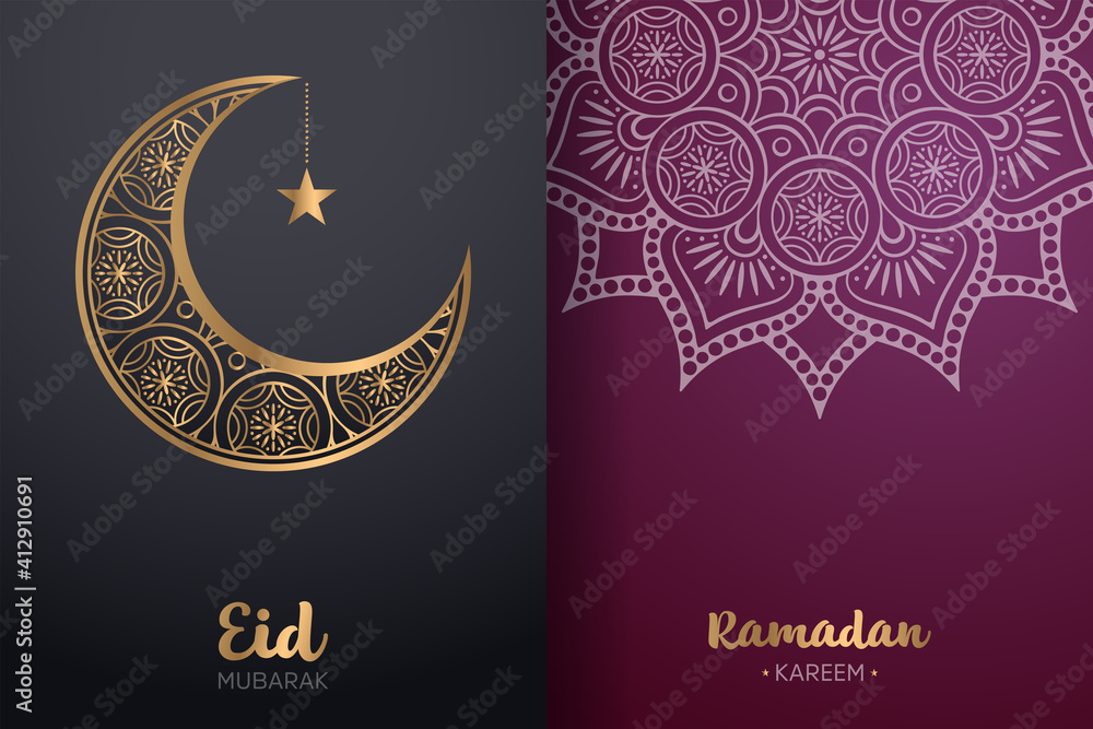 Ramadan kareem background with mandala ornament Ramadan kareem background with mandala ornament
