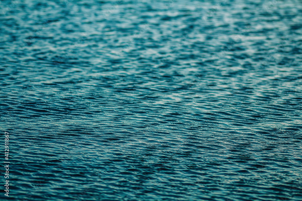 Obraz premium blue water surface