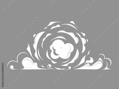 Vector smoke set special effects template. Steam clouds Big set. Fog flat isolated clipart for advertising posters