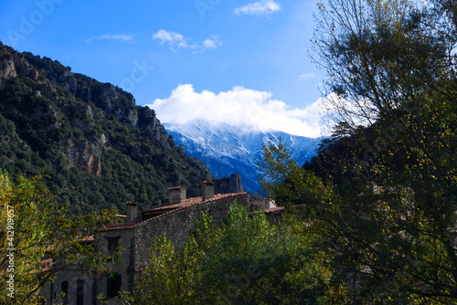 View over Canigou, Pyrenees Orientales, France