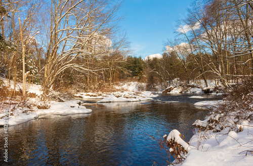 Scantic River in the winter
