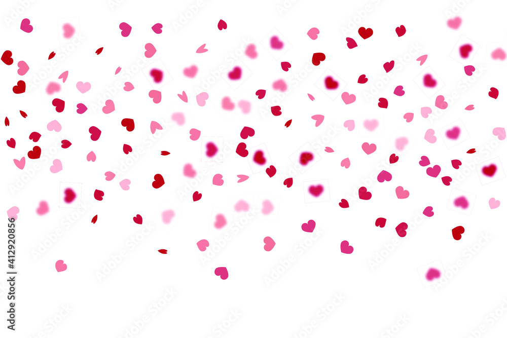 Heart Background. 8 March Banner with Flat Heart. Empty Vintage Confetti Template. St Valentine Day Card with Classical Hearts. Exploding Like Sign. Vector Template for Mother's Day Card. Red Pink Heart Background. 8 March Banner with Flat Heart. Empty Vintage Confetti Template. St Valentine Day Card with Classical Hearts. Exploding Like Sign. Vector Template for Mother's Day Card. Red Pink