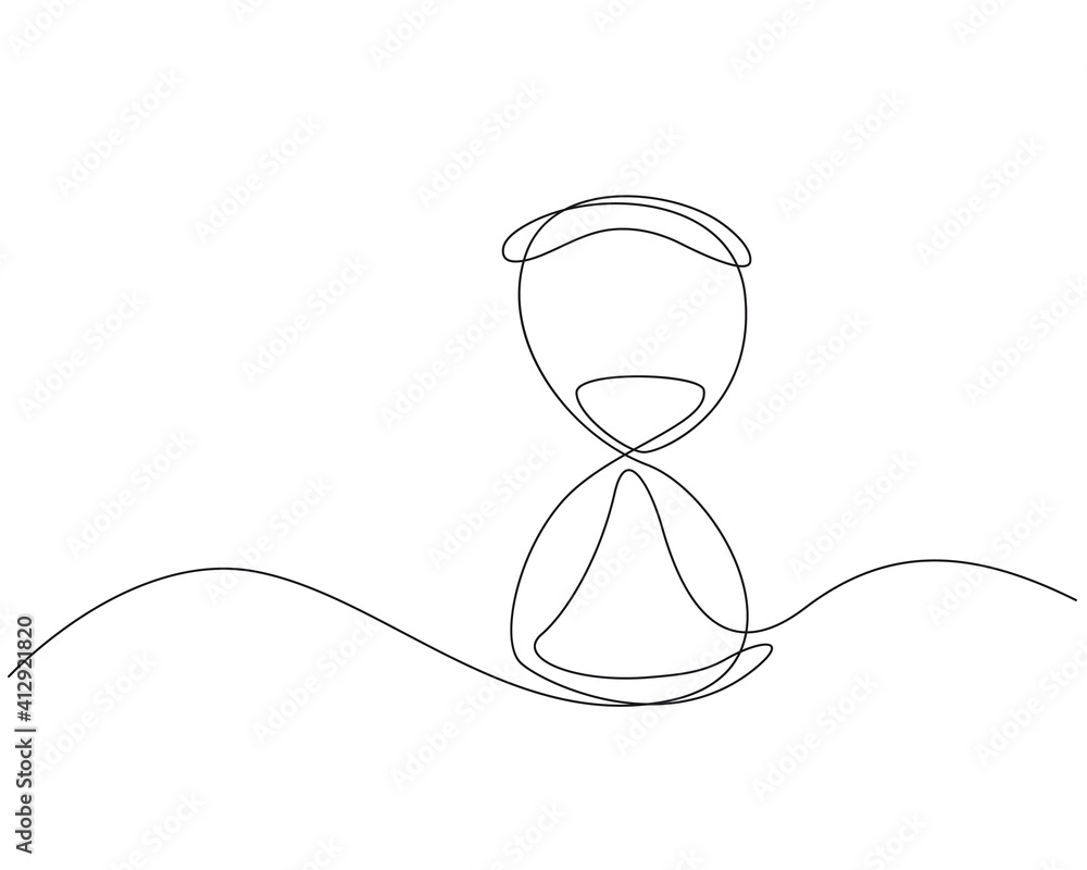 Hourglass Continuous Line Art Drawing. Hourglass Minimalist Trendy Line Art Drawing. Contour Illustration, Perfect for Wall Art, Prints, Social Media, Posters, Invitations, Branding Design. Vector Hourglass Continuous Line Art Drawing. Hourglass Minimalist Trendy Line Art Drawing. Contour Illustration, Perfect for Wall Art, Prints, Social Media, Posters, Invitations, Branding Design. Vector