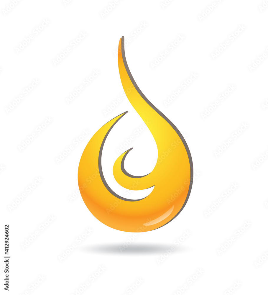 Yellow oil industry drop symbol with gears cogs. Jpeg illustration logo template Yellow oil industry drop symbol with gears cogs. Jpeg illustration logo template