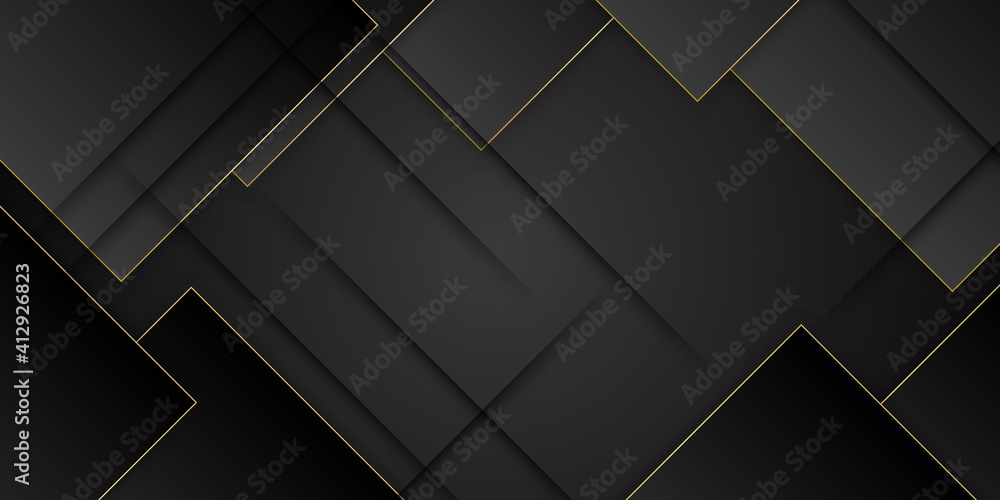 geometric background in dark shades. black gold abstract presentation background geometric background in dark shades. black gold abstract presentation background
