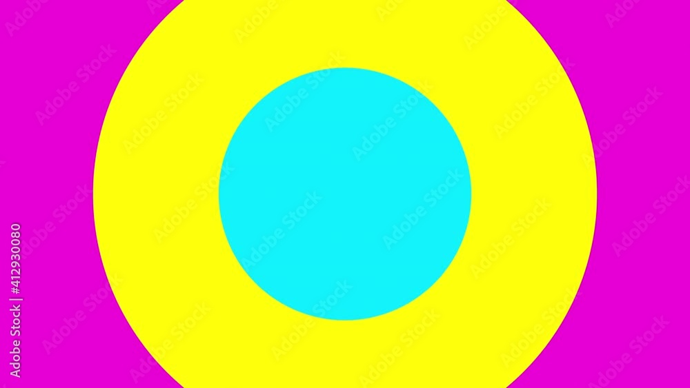Pop up circle animation with a greeting in Russian. Pop up circle animation with a greeting in Russian.