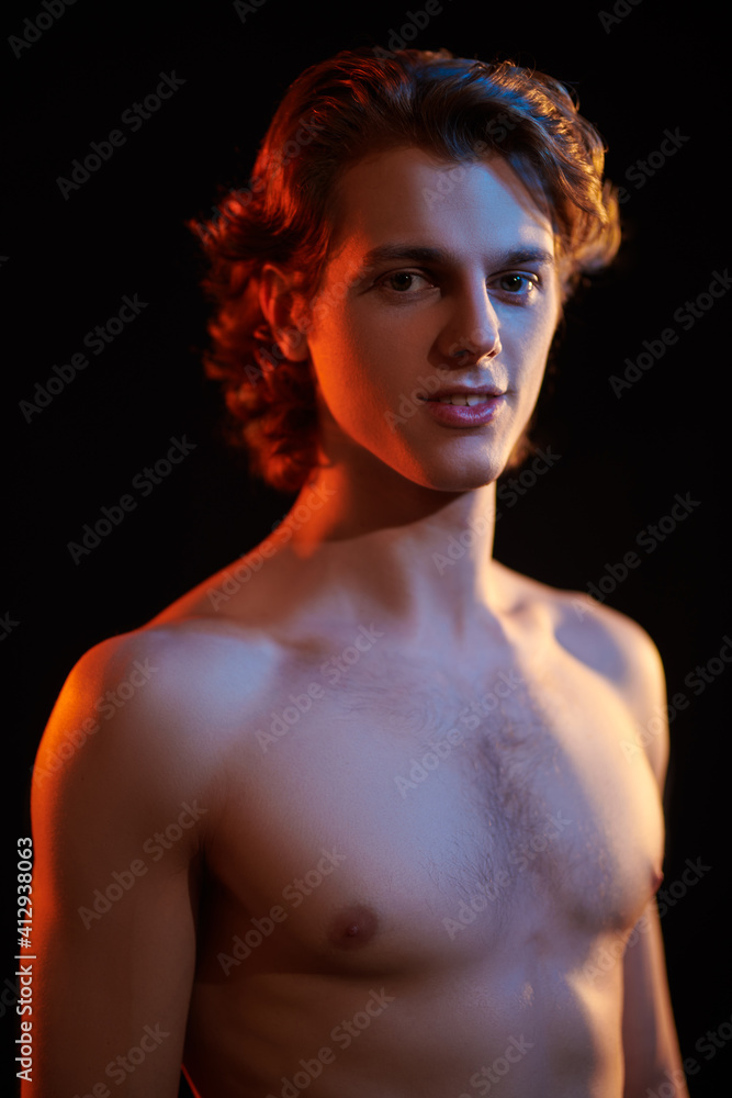 handsome athletic man handsome athletic man