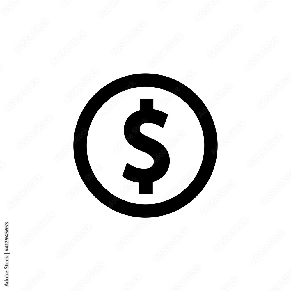 Dollar line icon, earning symbol. Editable stroke. simple illustration mobile concept app line icon and web design. Editable stroke. Design template vector Dollar line icon, earning symbol. Editable stroke. simple illustration mobile concept app line icon and web design. Editable stroke. Design template vector