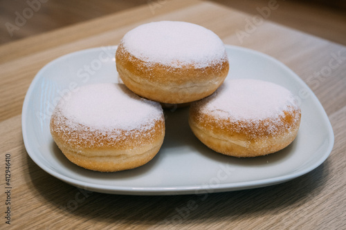 Wallpaper Mural donuts with icing sugar Torontodigital.ca