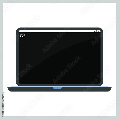 Vector illustration for Command Prompt EPS10