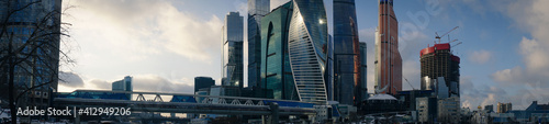 Moscow Business Center near the Bagration Bridge