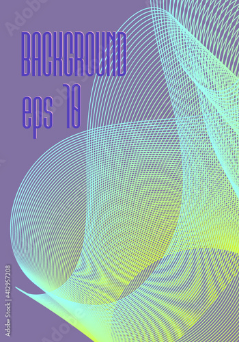 Abstract colored background with sample text Vector illustration for design