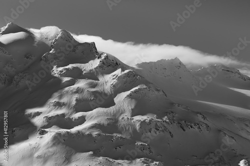 Mountains in the Caucasus photo