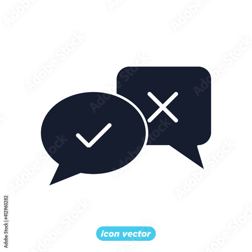 Voting and Elections Icon. Electronic voting symbol template for graphic and web design collection logo vector illustration