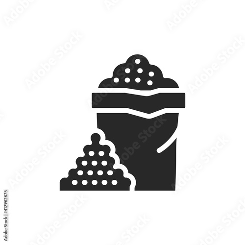 Bulk materials color line icon. Pictogram for web page, mobile app, promo.