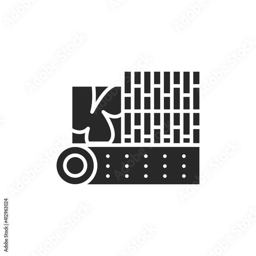 Floor coverings color line icon. Pictogram for web page, mobile app, promo.