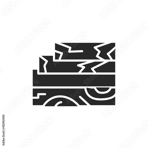 Wood and wood materials color line icon. Pictogram for web page, mobile app, promo.