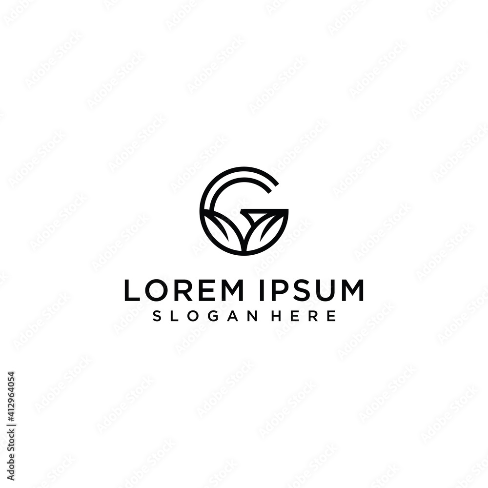 initials g letter logo vector monogram initials g letter logo vector monogram