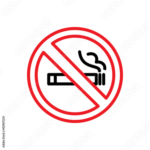 Smoking Icon Design Vector Template