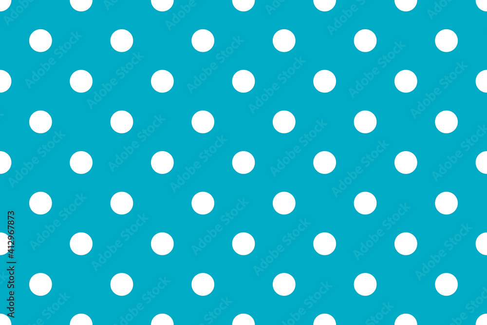 blue seamless pattern with white polka dots. vector illustration. blue seamless pattern with white polka dots. vector illustration.