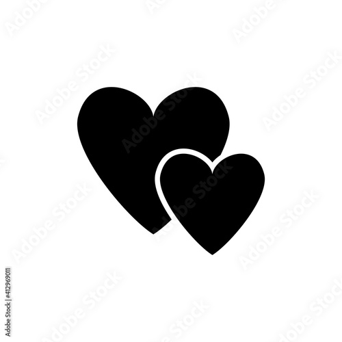 Love Heart Icon Design Template