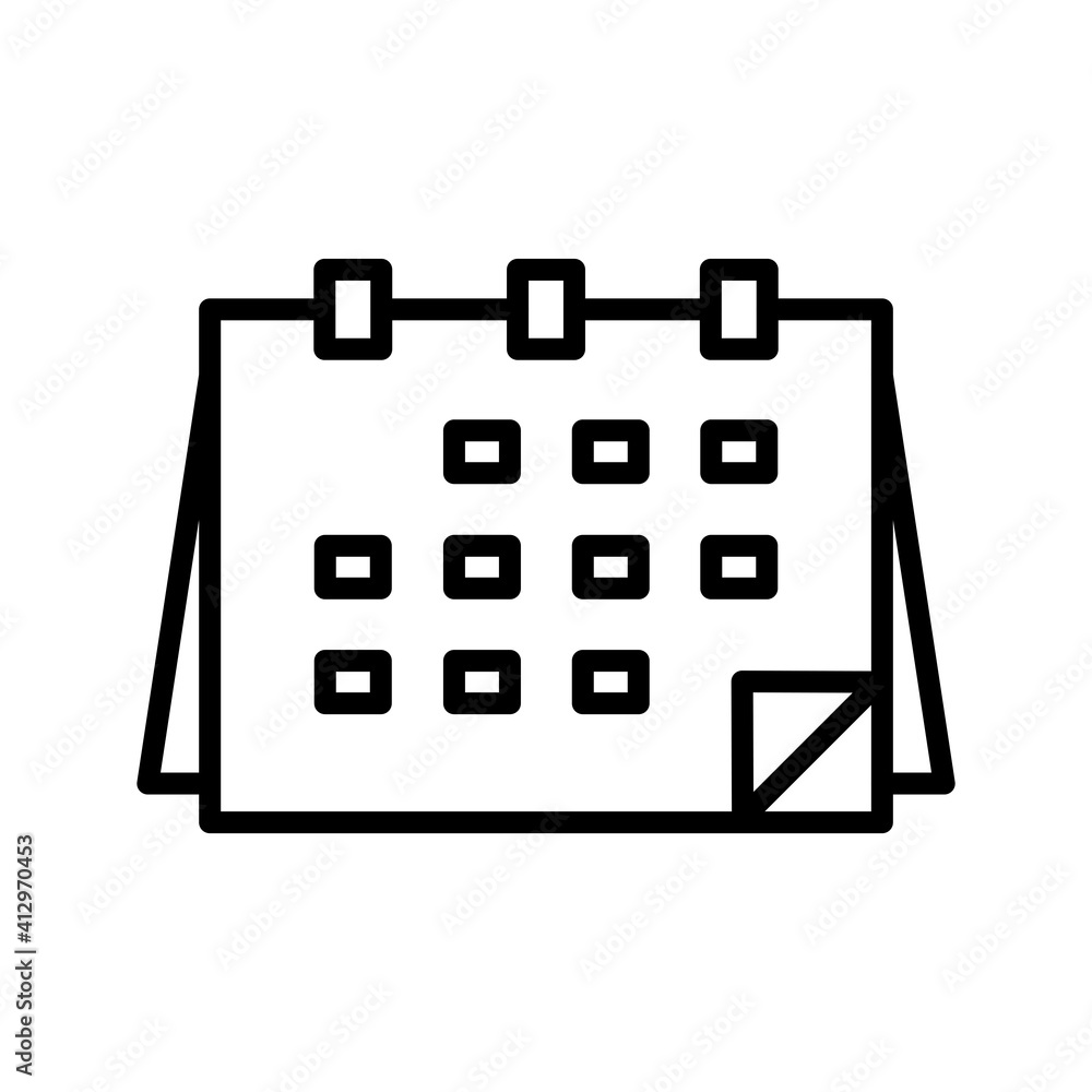 Calender Icon Design Vector Template Calender Icon Design Vector Template