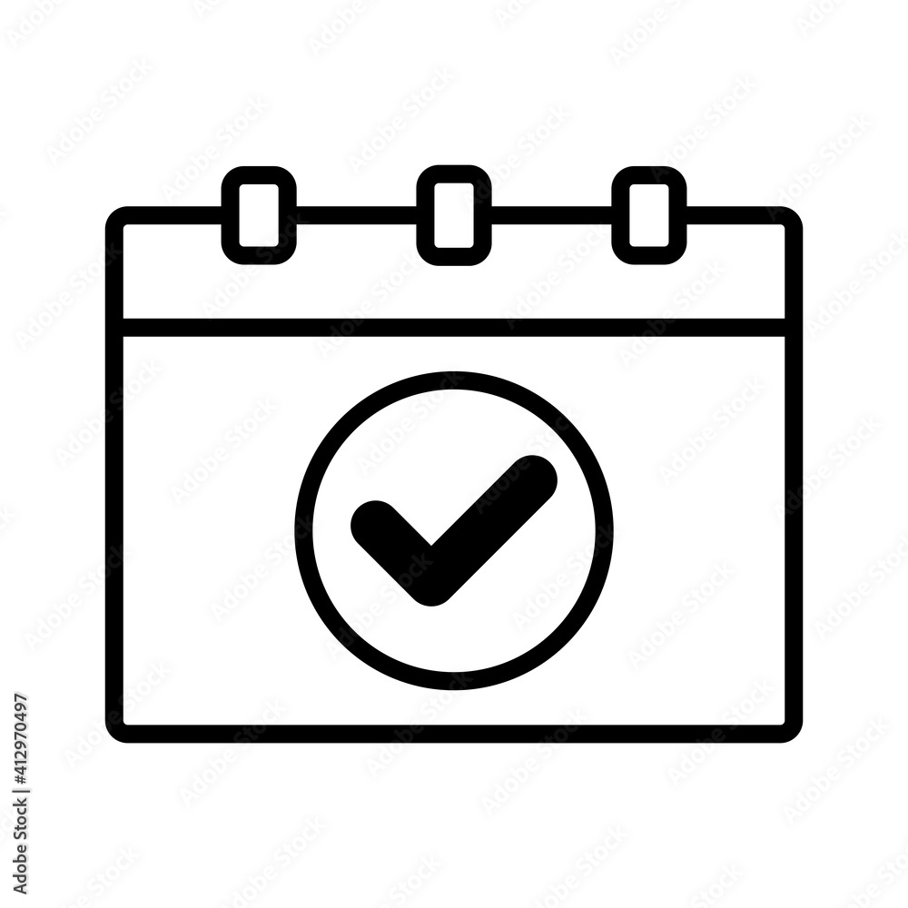 Calender Icon Design Vector Template Calender Icon Design Vector Template