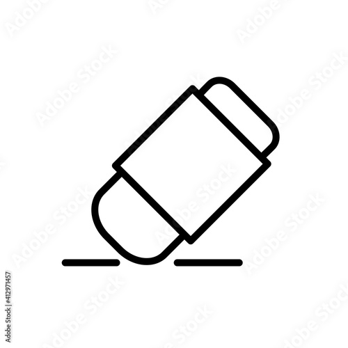 Eraser Icon Design Vector Template
