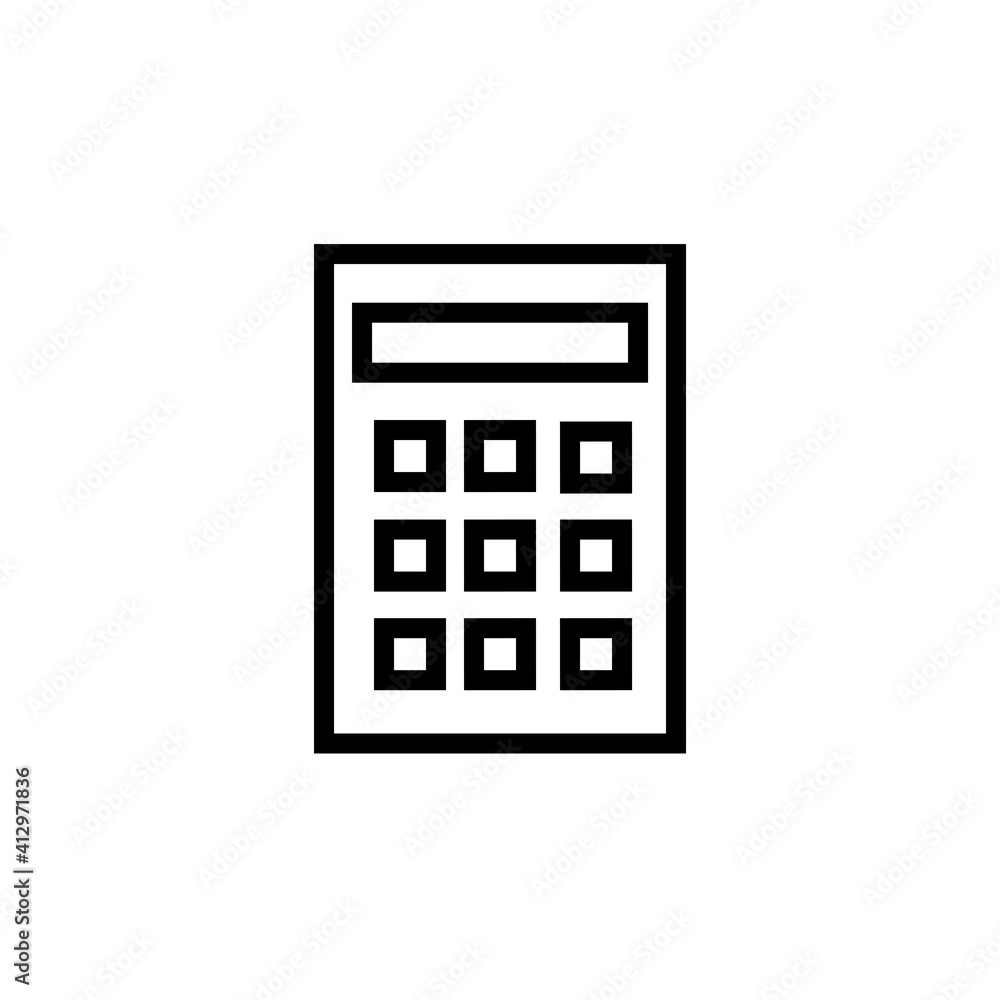 Calculator Icon Design Logo Vector Template Calculator Icon Design Logo Vector Template